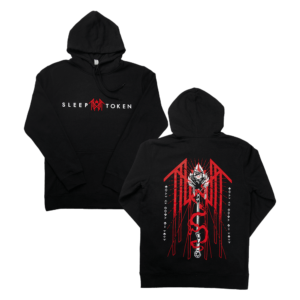 SLEEP TOKEN TRIDENT HOODIE – BLACK