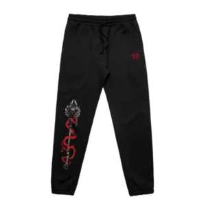 STAFF TRACKPANTS (BLACK)-Sleep Token Trackpants